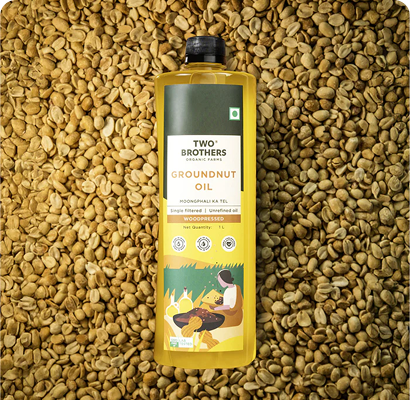 Wood Pressed Groundnut Oil , 1l